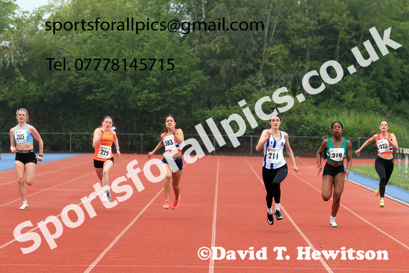 200 metres, 2026 North Eastern Track and Field Champs, Shildon, County Durham. Photo: David T. Hewitson/Sports for All Pics
